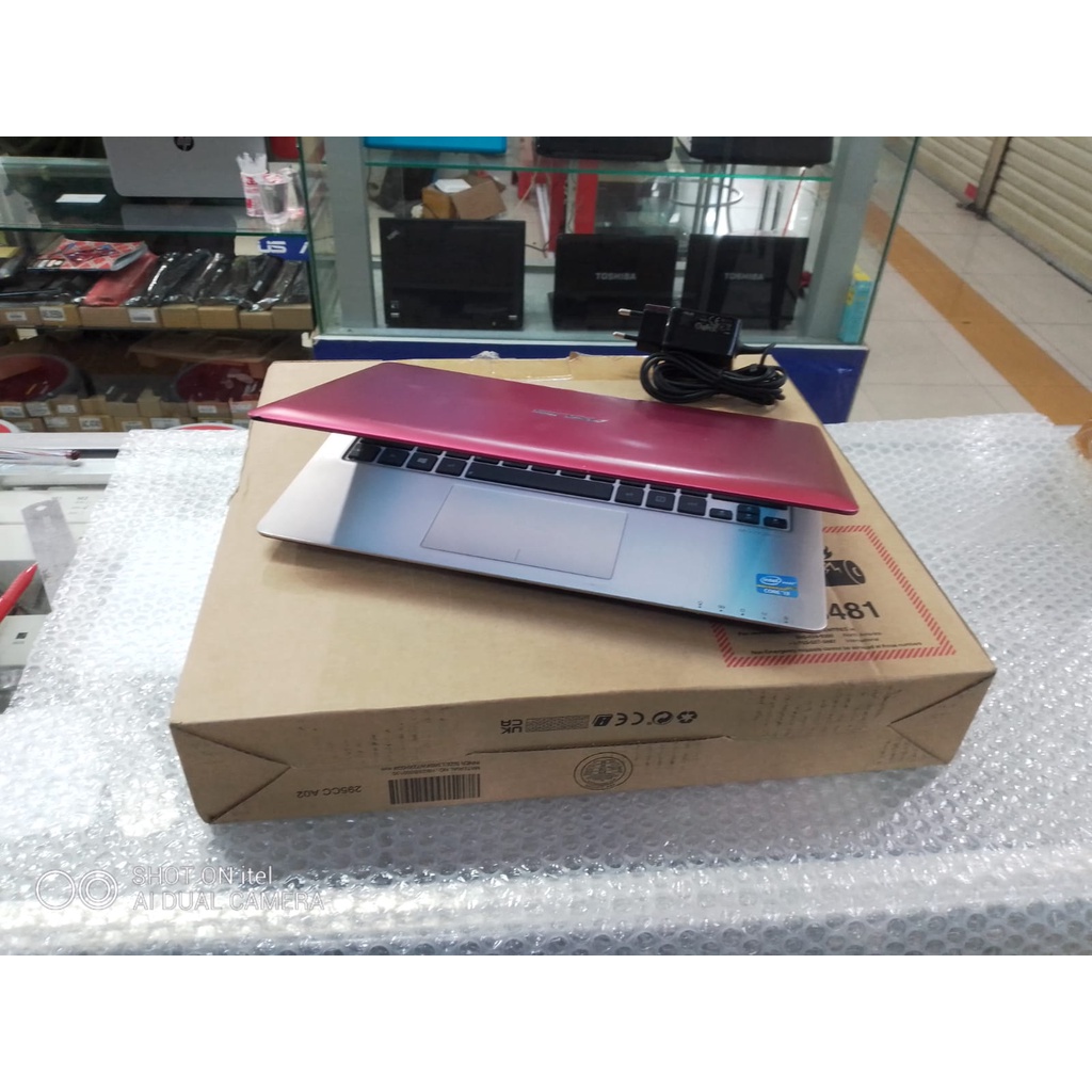 LAPTOP NOTEBOOK ASUS  TOUCHSCREEN RAM 4 GB HDD 500 GB 12 INCH GENERASI BARU WINDOWS10 SIAP PAKAI