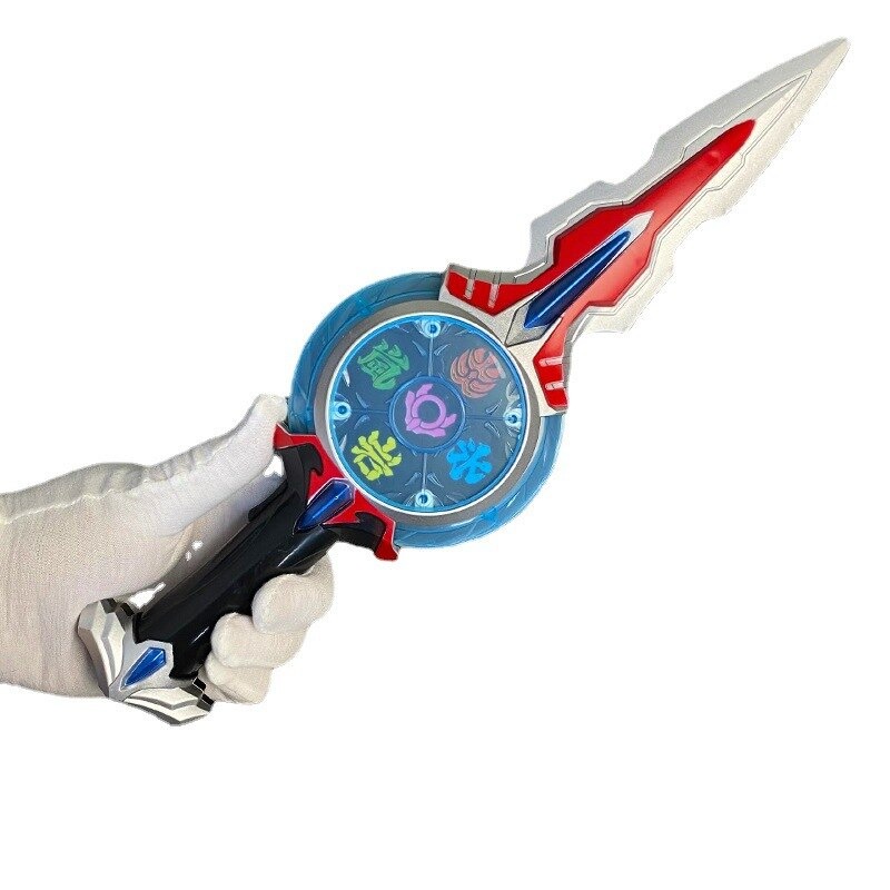 ✨Senjata Ultraman Z Geed Orb Tiga Ultramen X Ultrman Rosso Mainan Anak Laki Laki/Ultraman Trigger Transformer Suara Cahaya Nyali Sparklence Action Figure Model Ornamen Mainan Anak Hadiah