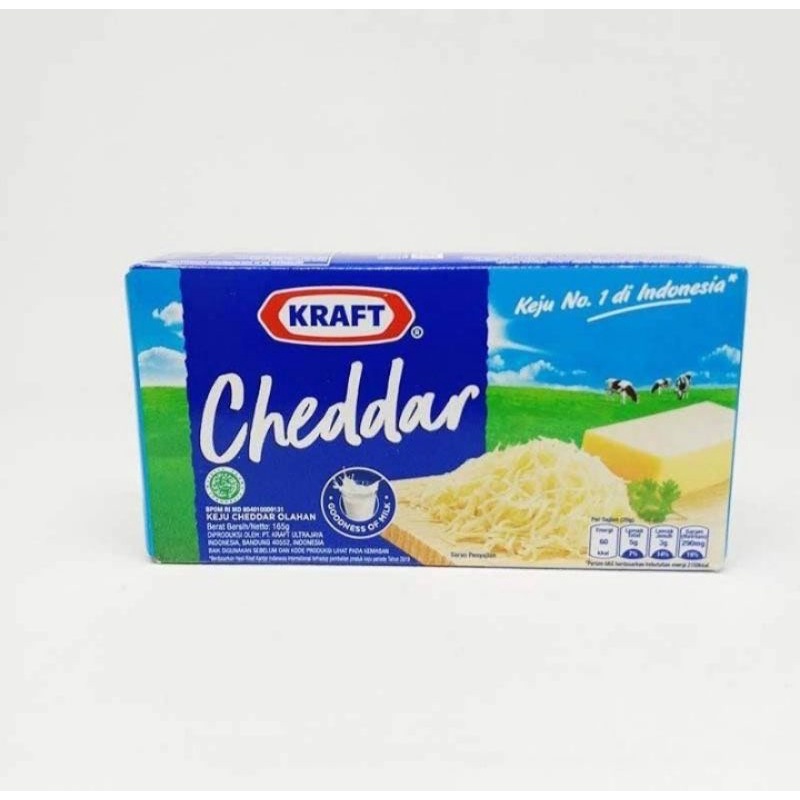 

Keju Kraft Cheddar 165gr