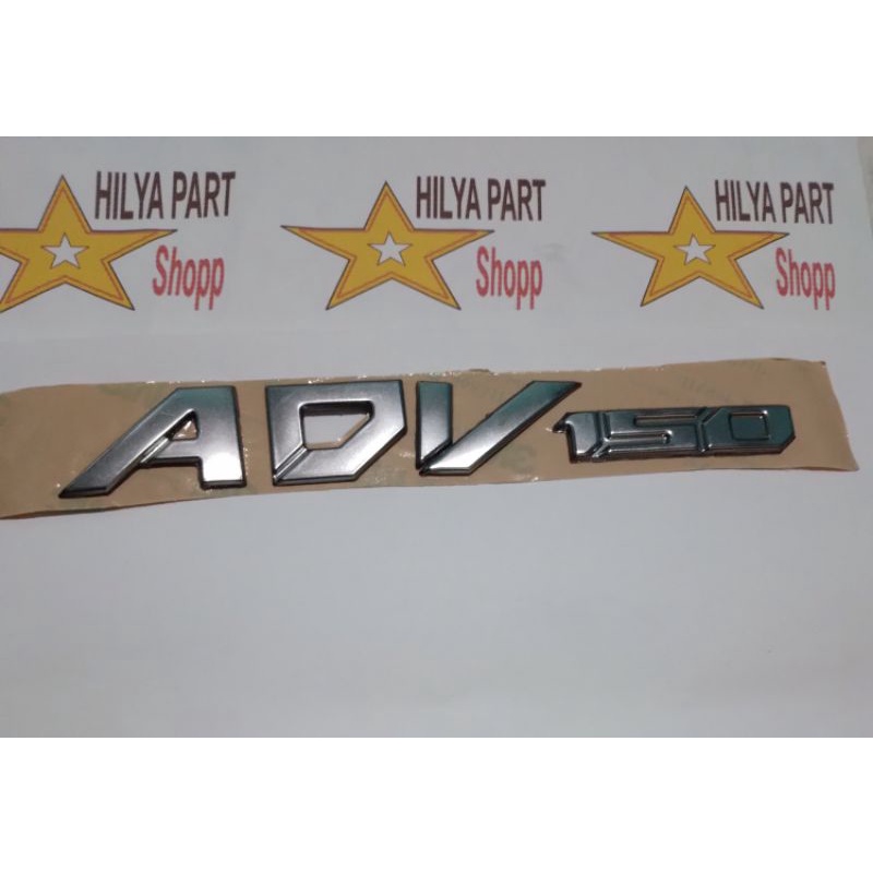 emblem logo stiker honda adv 150 silver original