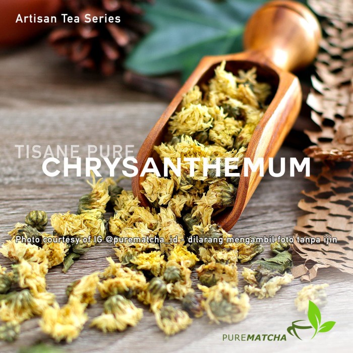 

ARTISAN TEA CAFE - PURE DRIED CHRYSANTHEMUM 200G FLOWER BUNGA KERING