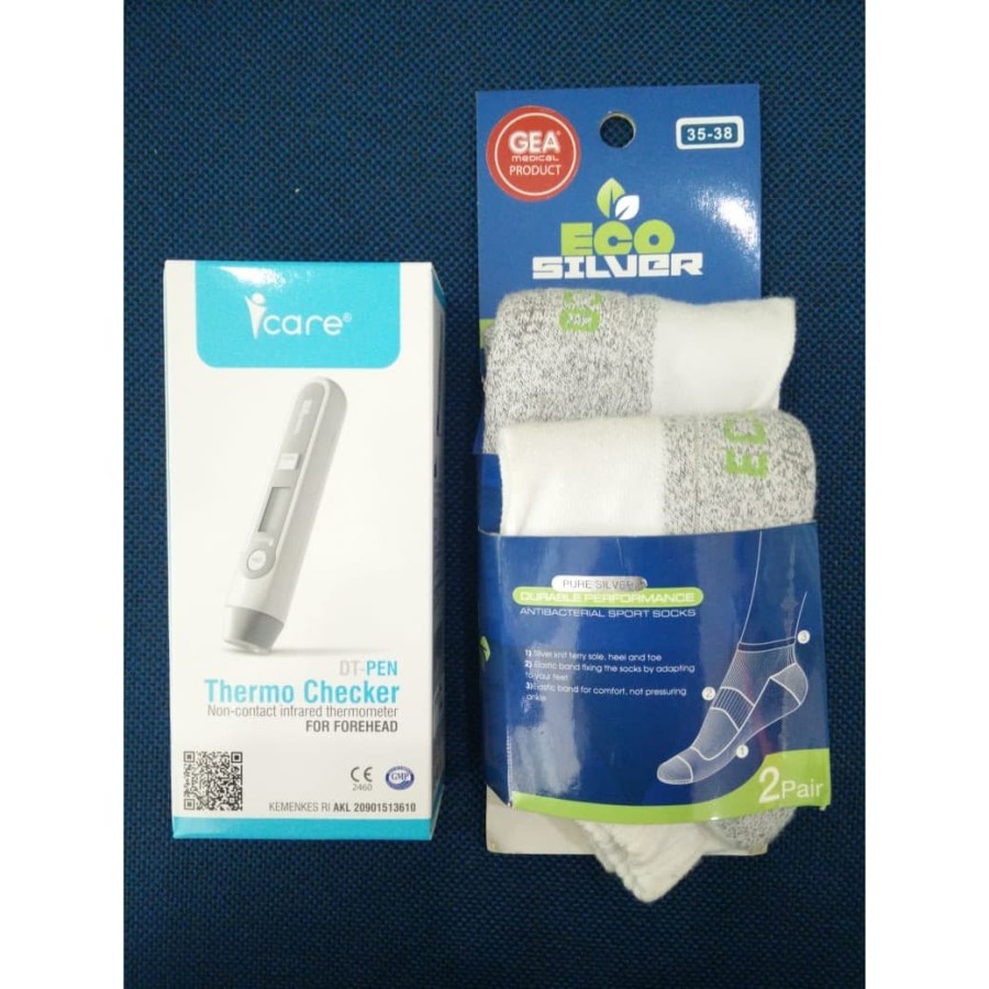 THERMOMETER ICARE BONUS ECOSILVER SOCK TERMOMETER DAHI THERMO INFRARED