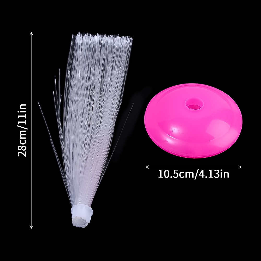 1 Pc Lampu Malam LED Serat Optik Berubah Warna Untuk Dekorasi Pesta Natal