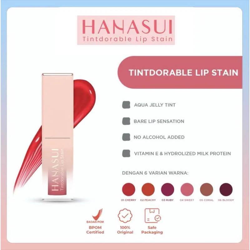 Hanasui Tintdorable Lip Stain - Lip Tint