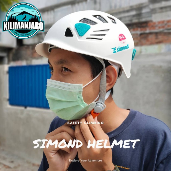 Safety Helmet Helm Panjat Helm Reock Climbing Panjat Tebing Simond