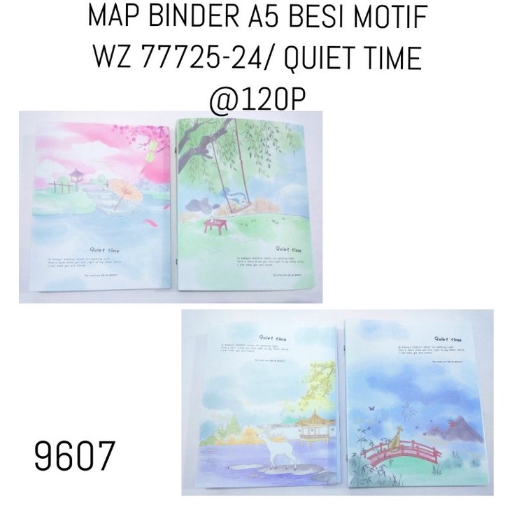 

MAP BINDER A5 BESI MOTIF WZ 77725-24 QUIET TIME