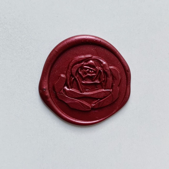 

Wax Seal Sticker/Adhesive (Isi 5) - Rose