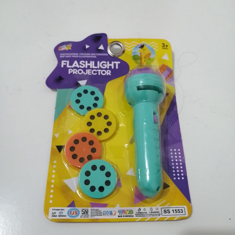 PROMO COD SS1553 MAINAN FLASHLIGHT PROJEKTOR - SENTER PROYEKTOR