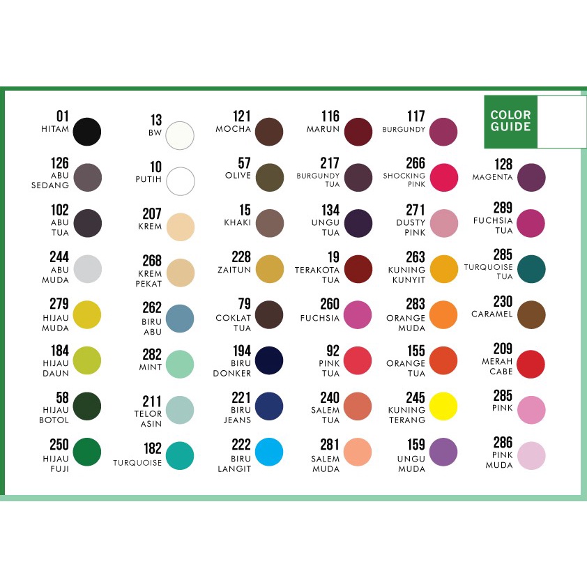 Manset Gamis Kaos Lengan Panjang Kerah Bundar JADECLOVER T189 Warna-Warna