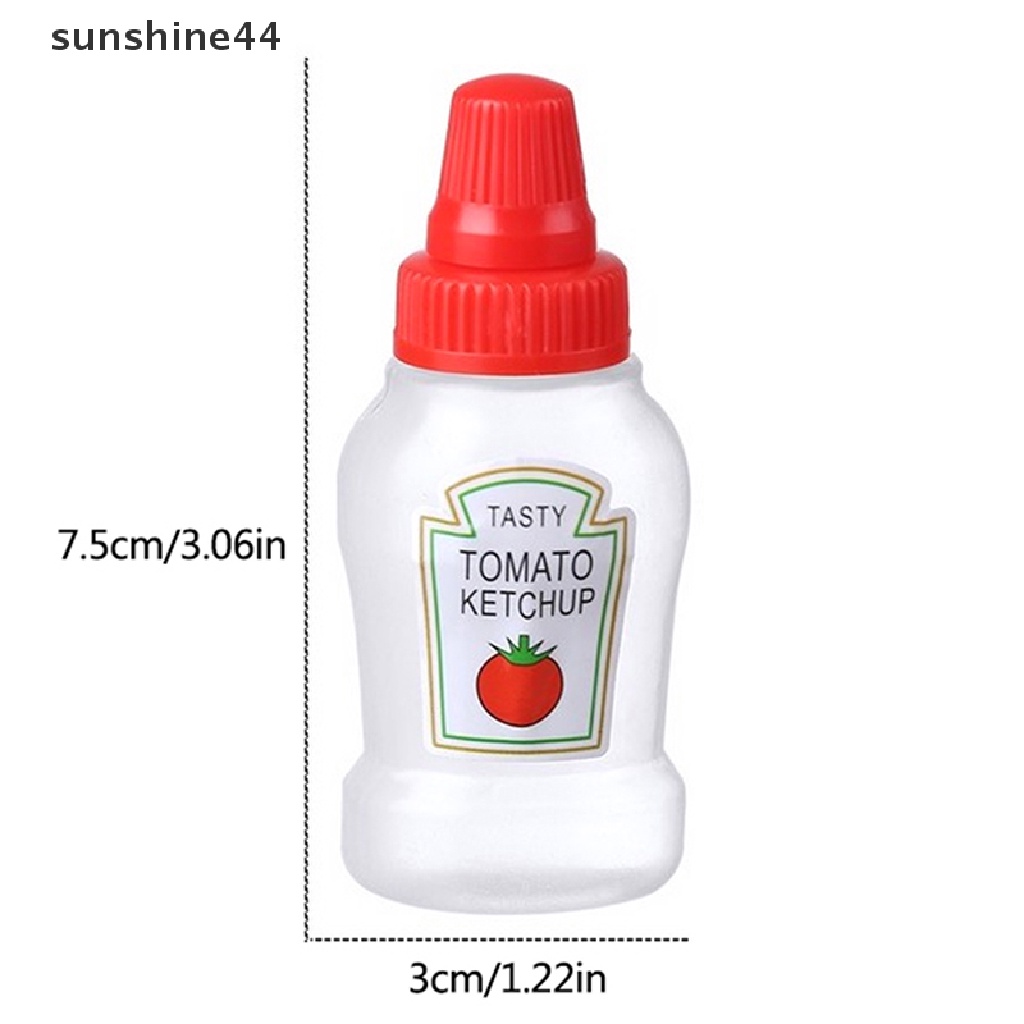 Sunshine 1Pc Botol Saus / Kecap / Madu / Salad Mini Portable