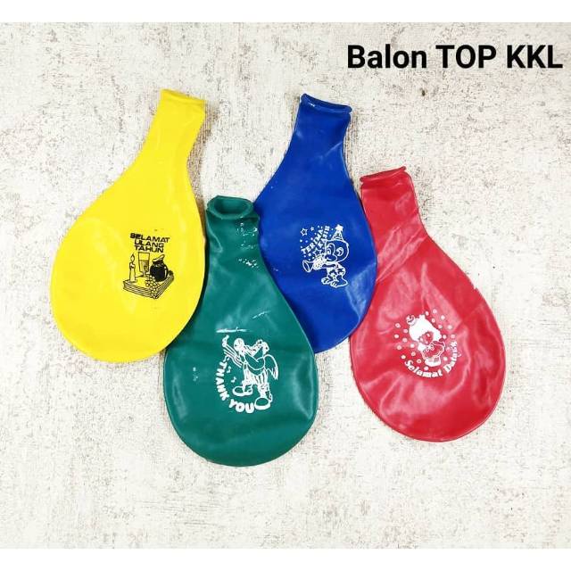 (1Pcs) Balon Polos Kkl / Kkm / Kks Isi 5