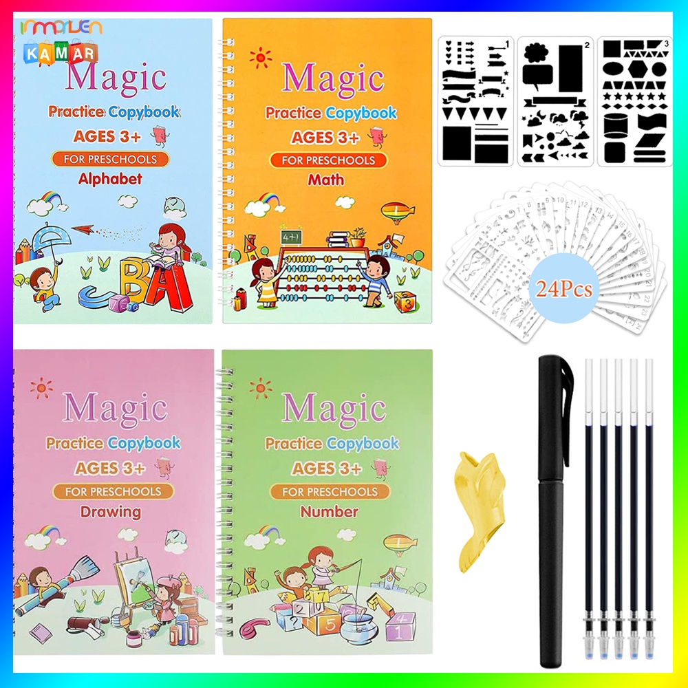 magic book,Buku Latihan anak,Buku latihan sulap