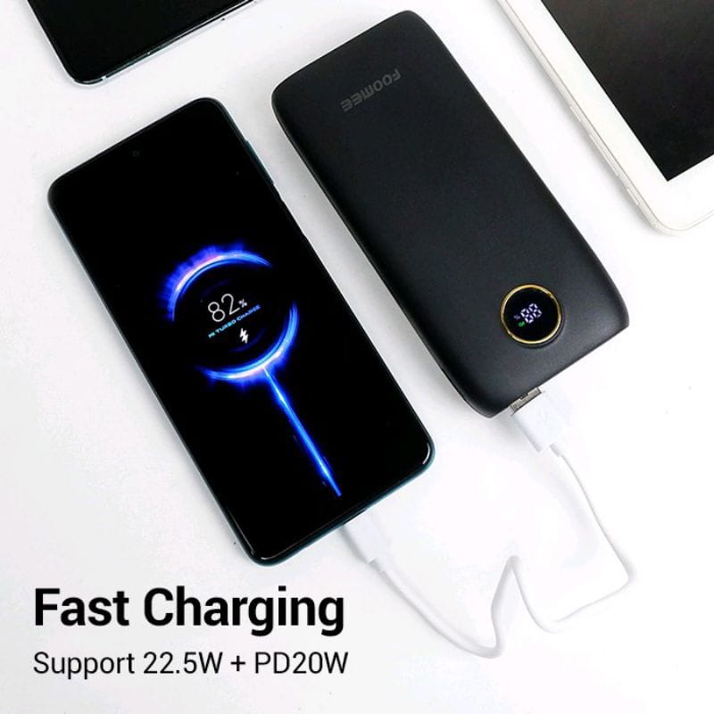 A_  Powerbank 20000mAh Foomee AE20 Power Bank 3 Output Fast Charging 22.5W Original