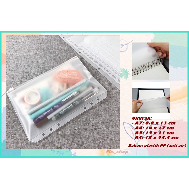 Zipper Pocket Binder Divider