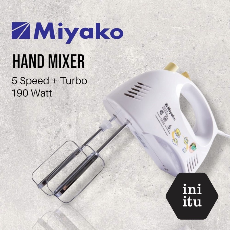 [ Miyako ] Mixer Hand / Hand Mixer Miyako HM 620 - 5 Speed