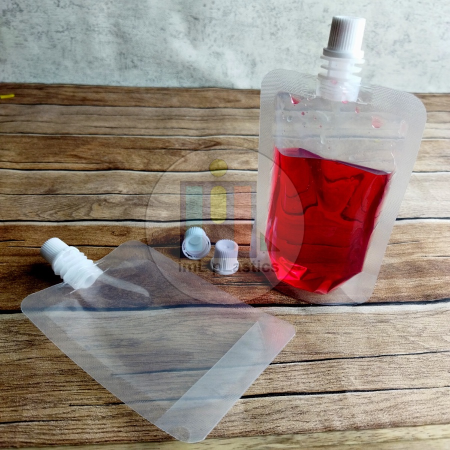 Botol Refill Tempat Sabun Cair , Shampo Travel Plastik Fliptop - 1pcs