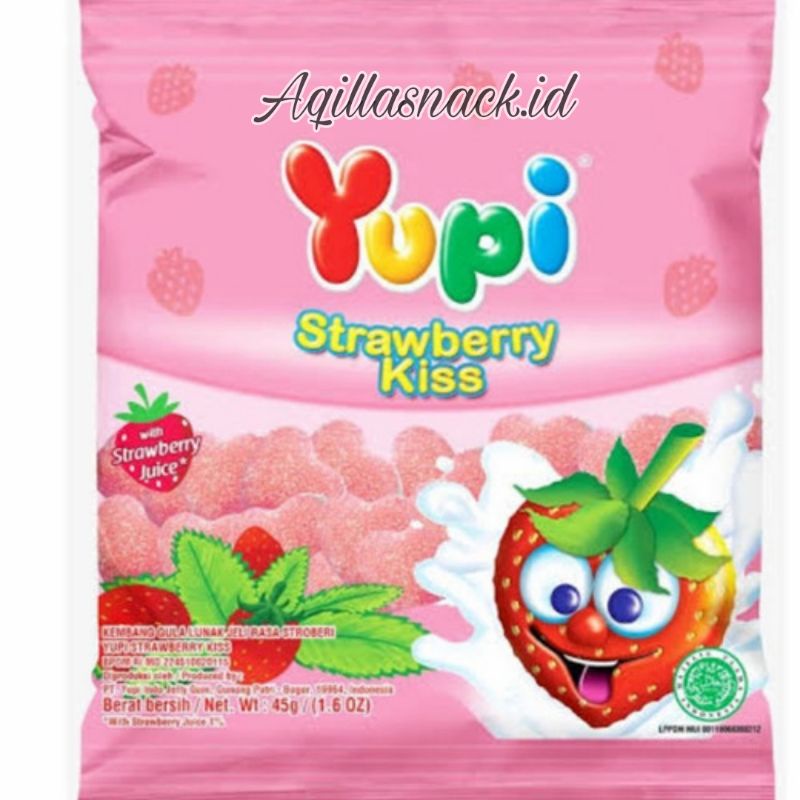 

Yupi strawberry kiss 120gr