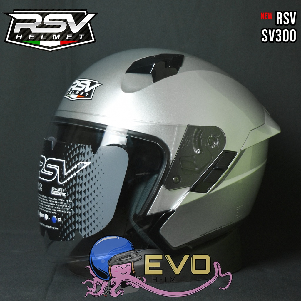 HELM RSV SV300 &amp; RSV WINDTAIL SOLID MOTIF ORIGINAL, RSV HELMET OFFICIAL, HELM HALF FACE PRIA WANITA