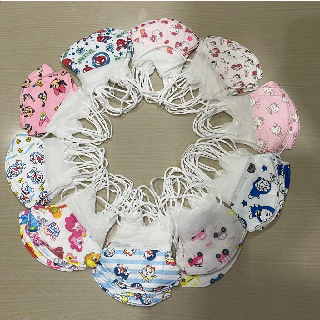 Masker Dukbill Alkindo Anak Motif 1box isi 50