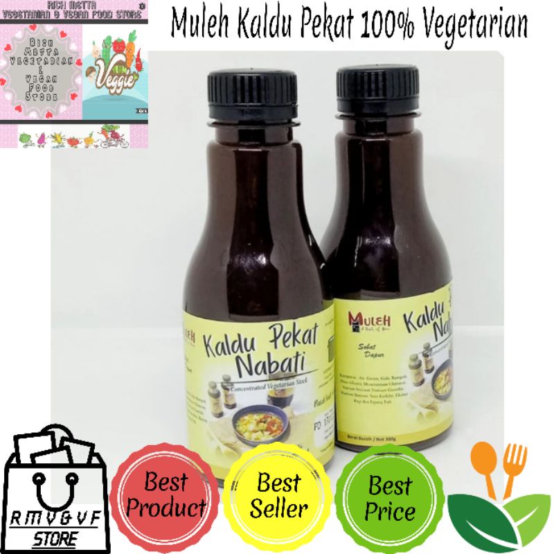 

Muleh Kaldu Pekat Nabati 300gr Bumbu Vegetarian Vegan