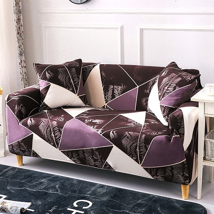 [Gratis Ongkir] Cover Sofa Sarung Sofa 1/2/3/4 Seater Sofa Cover Elastic Sarung bantal sofa Cushion Protector Cover