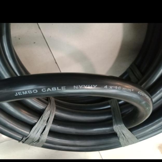 Kabel Power Serabut NYYHY 4 x 16 mm JEMBO Potongan / Meteran
