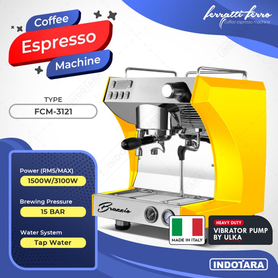 Mesin Kopi Espresso / Espresso Machine Ferratti Ferro FCM3121