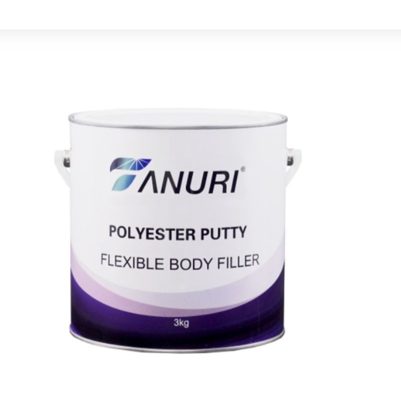 TANURI PUTTY Dempul Mobil 3Kg+Hardener