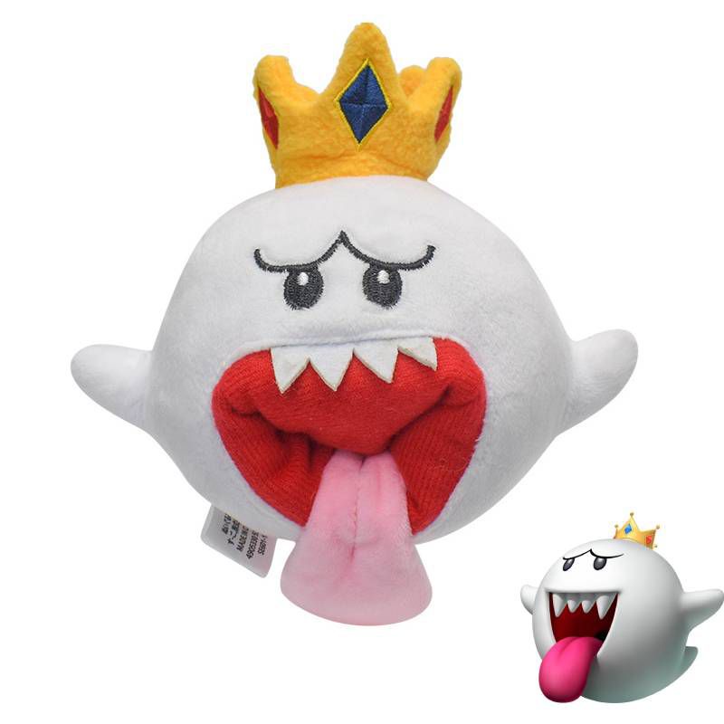 Hadiah Terbaik Super Mario King Boo Mainan Mewah Boneka Boneka Lucu Untuk Anak 17cm
