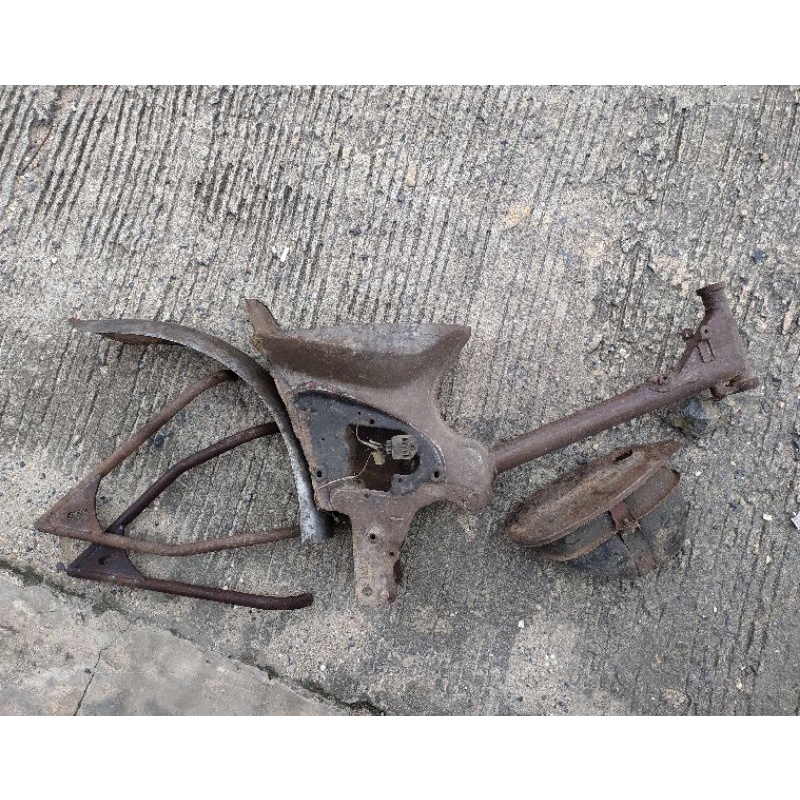 Rangka Choppy Cub Frame Chopper Cub Rangka C70 Street Cub