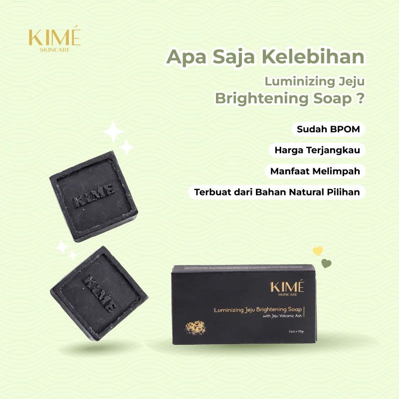 Promo Paket Hemat Kime Skincare Sabun Day Cream Night Cream