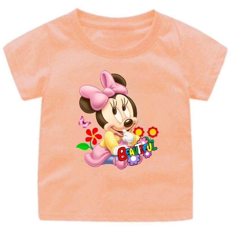 BAJU KAOS ANAK 1-12TAHUN CEWEK/COWOK MINI MOUSE