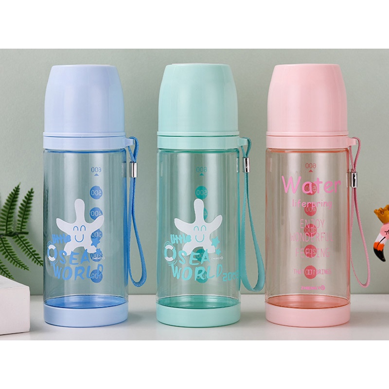 TOKO21GROSIR--BOTOL MINUM ANAK LITTLE SEA WORLD TERBARU 700 ML KODE ZY 6659