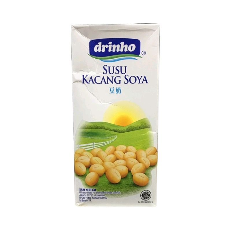 

Susu kedelai Drinho Mn Soya Bean milk Ktk 1L