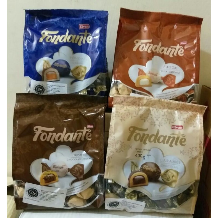 

ELVAN FONDANTE CARAMEL CHOCOLATE FUDGE MILK CREAM COKLAT COKELAT TURKI 350GR