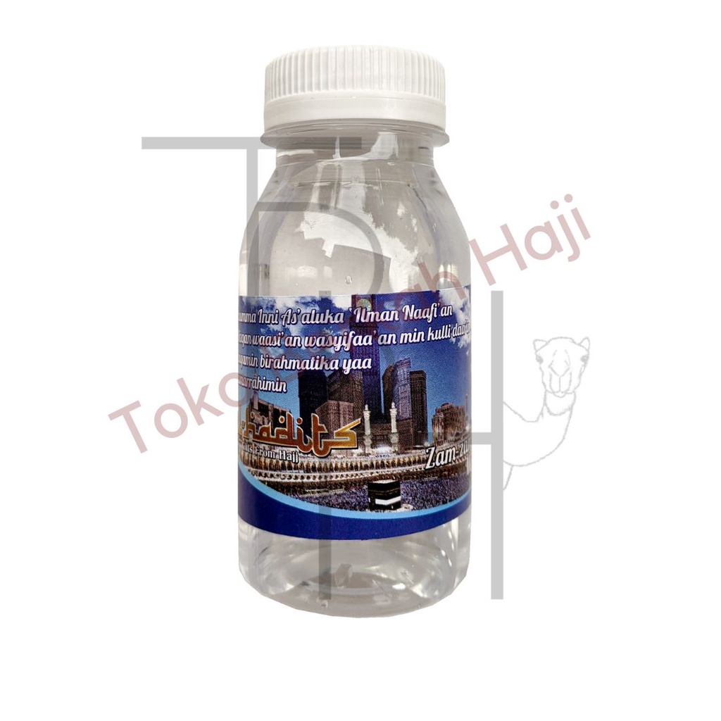 Botol kosong air zamzam 25pcs anti tumpah oleh oleh haji dan umroh free packing dus