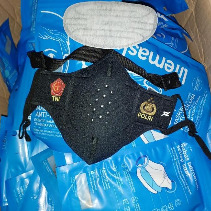 BRG BARU masker Tomo original logo TNI-POLRI masker jatah masker lifemask
