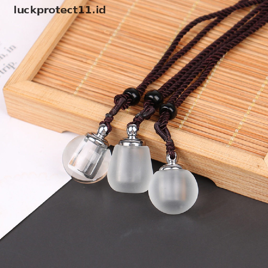 1pc Kalung Liontin Botol Kremasi Ashes Vial Holder Abu Kremasi Model Hollow Dengan Lanyard Untuk Hadiah