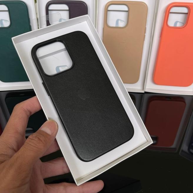 Leather Case iPhone 13 13 Pro 13 Pro Max 12 Pro Max With Magsafe - Black, iP 12 Pro Max