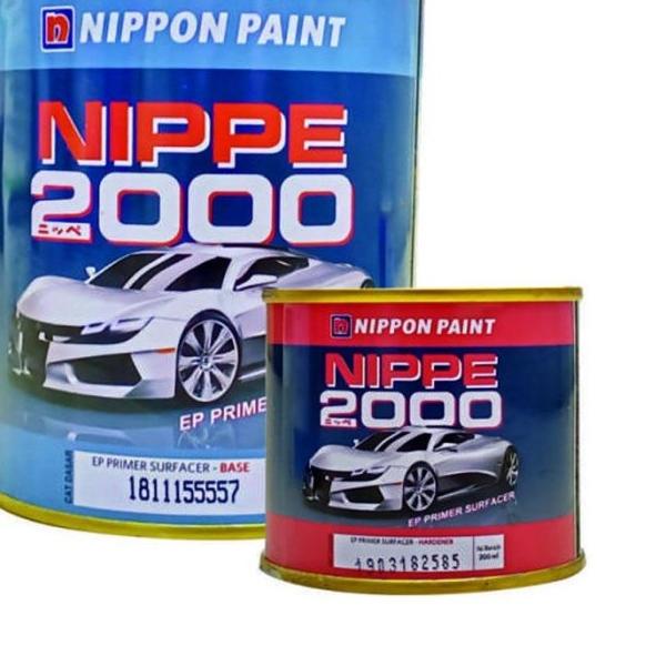 Nippon Paint Nipper 2000 Epoxy Cat Dasar Hardener Abu - Putih 1 kg