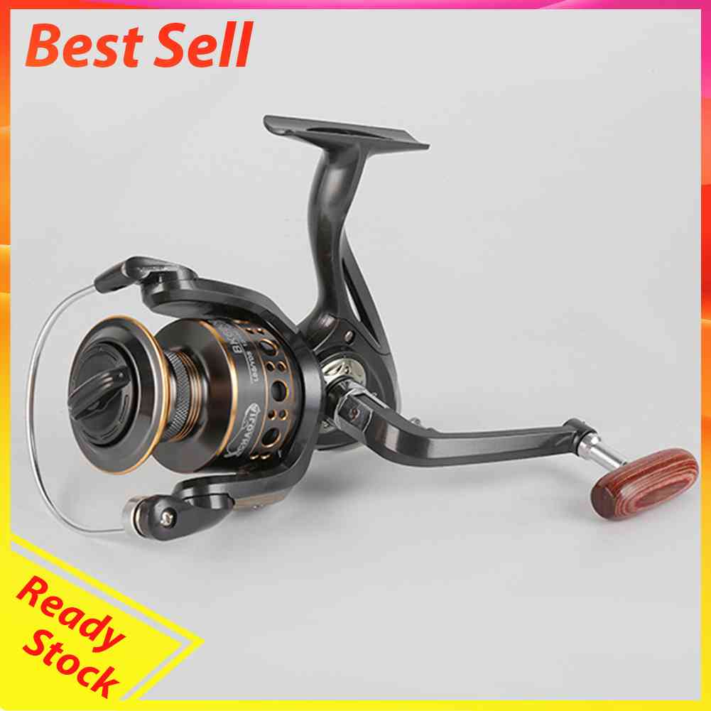 Bk Series 5.2 / 1 Spinning Reel Pancing Rasio Kecepatan Tinggi Bahan Metal
