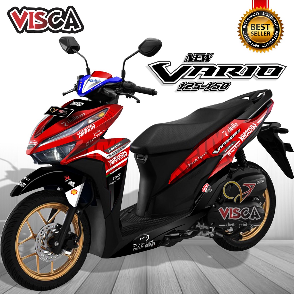 Decal Vario 125 150 New 2018 - 2020 Full Body Stiker Vario 125 150 New 2018 - 2020 Keren Striping Va