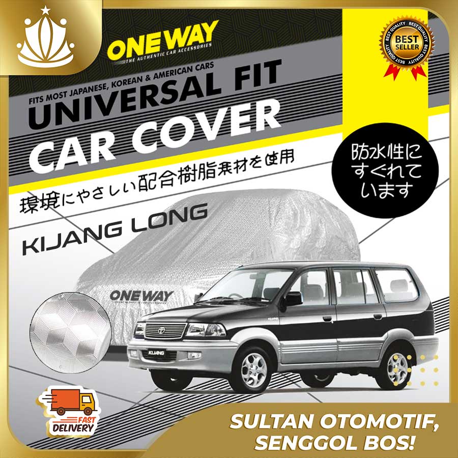 Body Cover Sarung Mobil KIJANG KAPSUL LONG LGX Waterproof 3 LAYER TEBAL Deluxe Anti Air