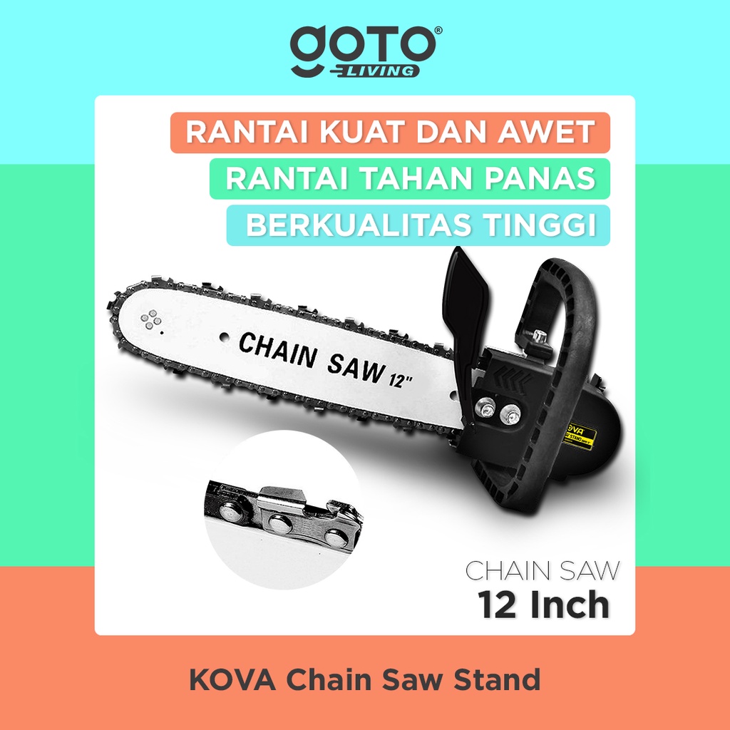 Kova NY2012 Chain Saw Stand Extention Gergaji Mesin gerinda 12"