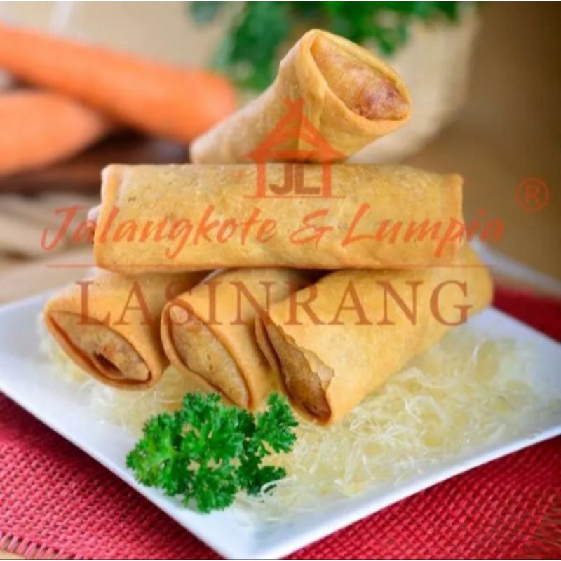 

lumpia frozen lasinrang setengah matang