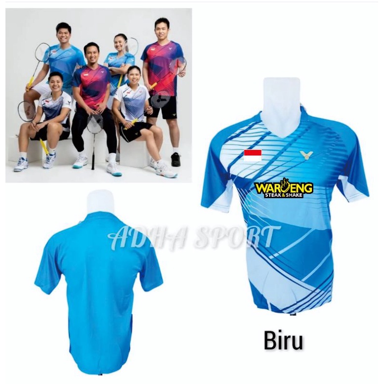 baju badminton indonesia jersey timnas V exclusive ahsan hendra sbn 25000