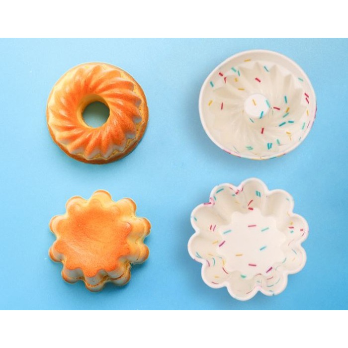 Cup Silikon Tebal Muffin Bento Cupcake Silicone Bear Bunga Pumpkin Hati Bekal Sekolah