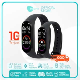 Inone Smartband  Bracelet Black Bluetooth Fitness tracker Colour Display, HeartRate, Waterproof