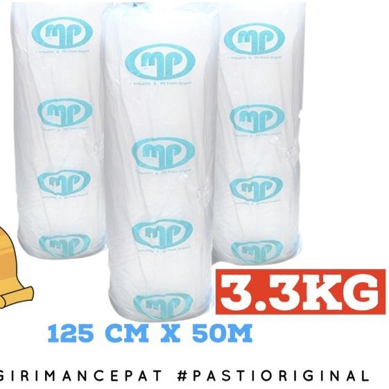

Bubble Wrap Bening MP Mulia Pack 125cm x 50M - 3.3 Kg