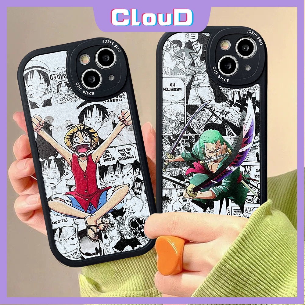 Kartun One Piece Case Samsung A14 A04s A73 A03s A04 A32 A03 A13 A21s A53 A20s A22 A72 A52 A10s A52s A50s A33 A51 A30s A12 A50 A11 A02s A23 A31 A20 Soft Tpu Cute Luffy Zoro Cover